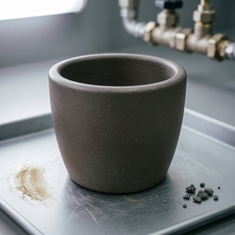 Explanatory illustration for Silicon Carbide Crucible with Excellent Wear Resistance for Abrasive Slurries: Frequently Asked Questions About SiC Crucibles for Abrasive Slurries